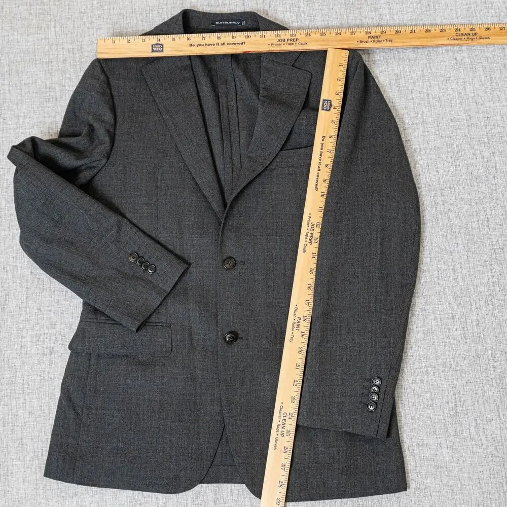 Suitsupply 42R Havana slim Traveller Unstructured Blazer jacket Cerruti wool